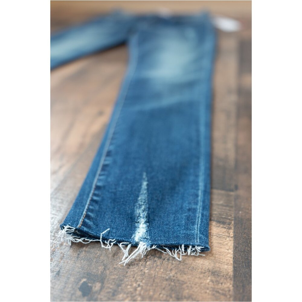 🆕 Lycra Stretch Dark Wash Skinny Jeans - Size 4/27 - Picture 6 of 14